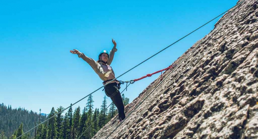 rock climbing trip for teens in california